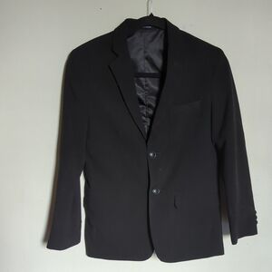 Chaps Black Two-Button Sports Blazer Boys Size 14